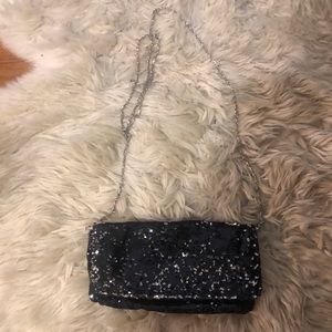 Chain sequins clutch pouch dressy bag purse 👛